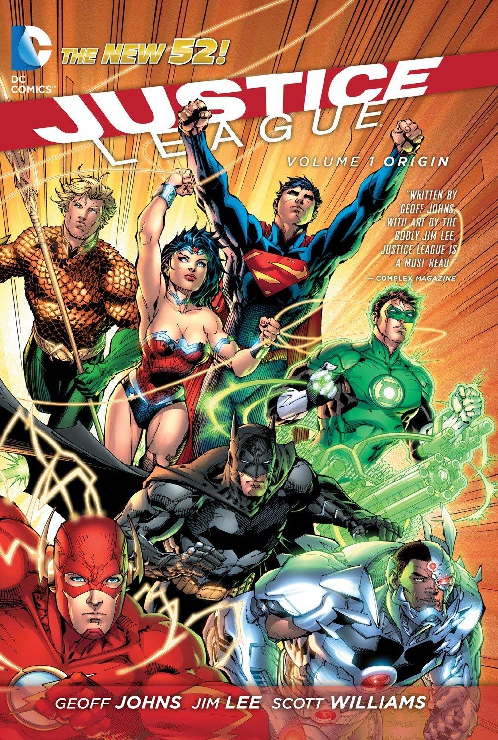 JUSTICE LEAGUE TP VOL 01 ORIGIN