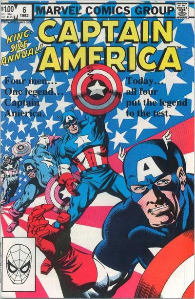 Captain America Annual 1971 #6 Direct ed. - back issue - $3.00