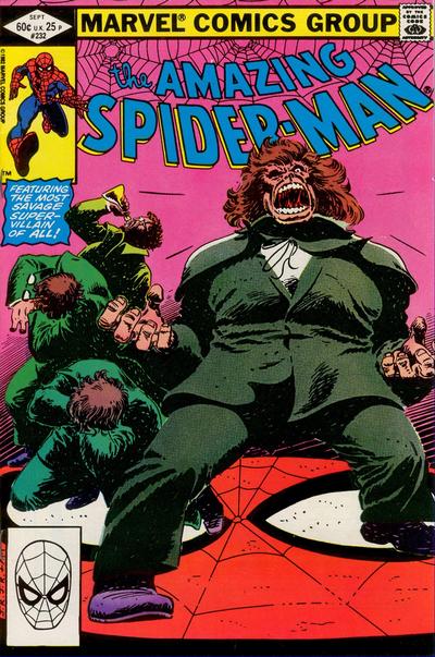 The Amazing Spider-Man 1963 #232 Direct ed. - back issue - $5.00