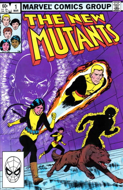 The New Mutants 1983 #1 Direct ed. - back issue - $6.00