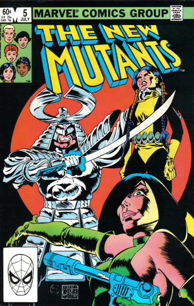 The New Mutants 1983 #5 Direct ed. - back issue - $4.00