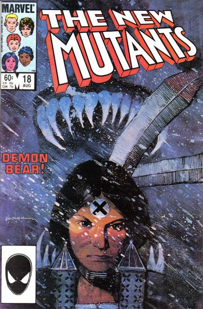 The New Mutants 1983 #18 Direct ed. - back issue - $5.00