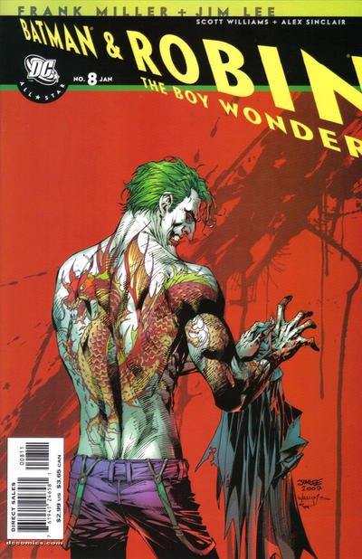 All Star Batman & Robin, the Boy Wonder 2005 #8 Jim Lee / Scott Williams Cover - back issue - $5.00