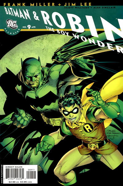 All Star Batman & Robin, the Boy Wonder 2005 #9 Jim Lee / Scott Williams Cover - back issue - $5.00