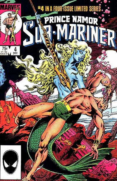 Prince Namor, the Sub-Mariner 1984 #4 Direct ed. - back issue - $2.99