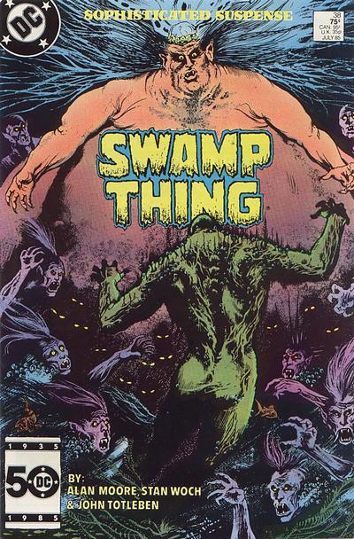The Saga of Swamp Thing 1982 #38 Direct ed. - back issue - $10.00