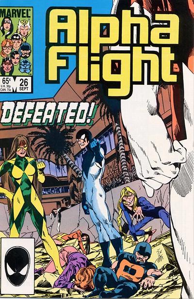 Alpha Flight 1983 #26 Direct ed. - back issue - $3.00