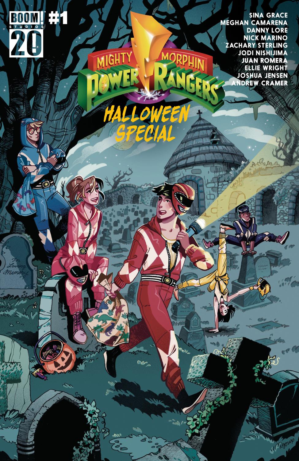 MIGHTY MORPHIN POWER RANGERS HALLOWEEN SPECIAL #1 CVR B DRESSED GOUX