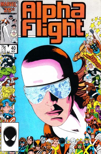 Alpha Flight 1983 #40 Direct ed. - back issue - $6.00