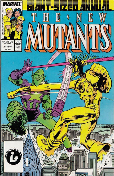 The New Mutants Annual 1984 #3 Direct ed. - back issue - $3.00
