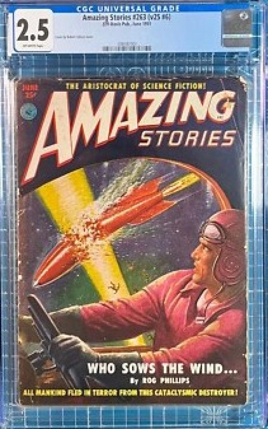 Amazing Stories #263 v25 #6 CGC 2.5 Pedro