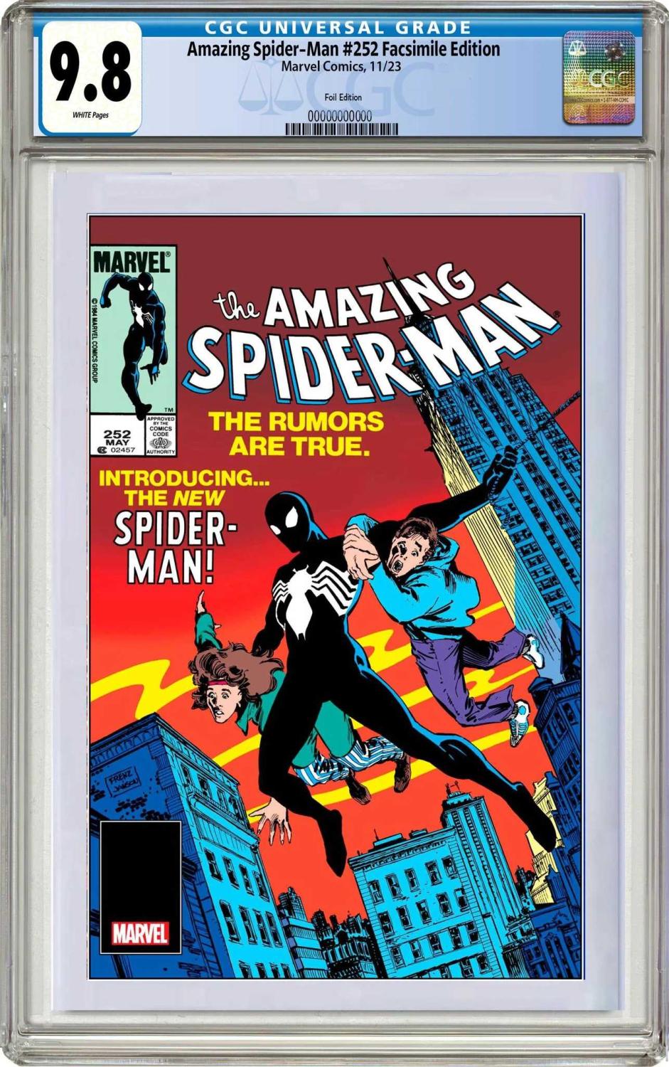 Amazing Spider-Man #252 CGC 9.8 Pedro