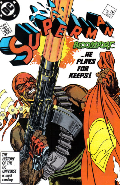 Superman 1987 #4 Direct ed. - back issue - $6.00