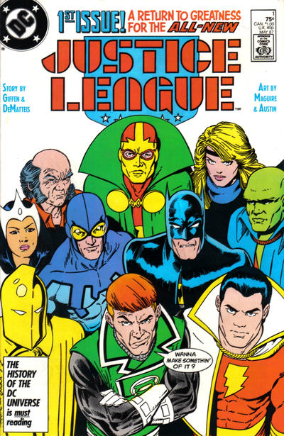 Justice League 1987 #1 Direct ed. - back issue - $6.00