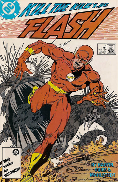 Flash 1987 #4 Direct ed. - back issue - $3.00