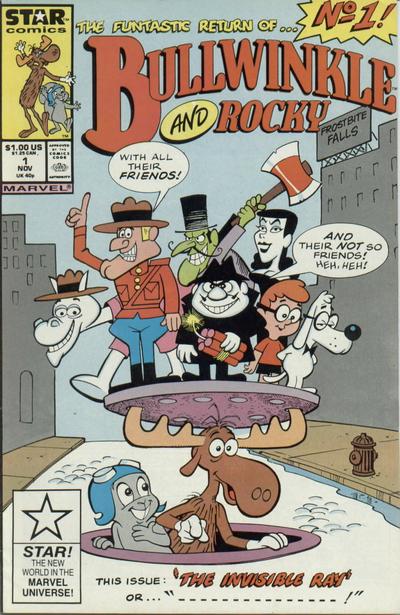 Bullwinkle and Rocky 1987 #1 Direct ed. - back issue - $3.00