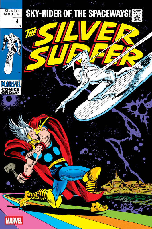 SILVER SURFER #4 FACSIMILE EDITION FOIL CVR B