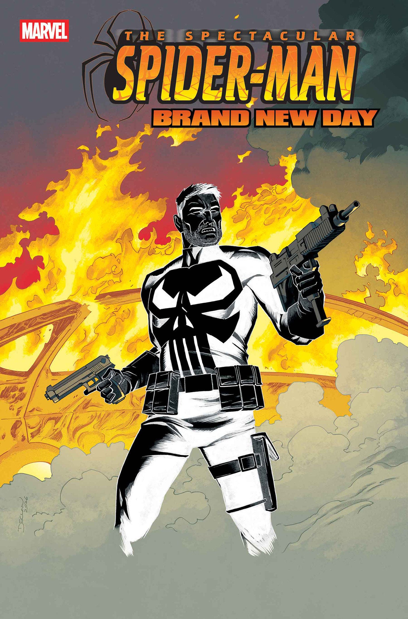 SPECTACULAR SPIDER-MAN BRAND NEW DAY #2 DECLAN SHALVEY 1:25 INCV