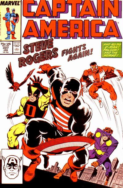 Captain America 1968 #337 Direct ed. - back issue - $8.00
