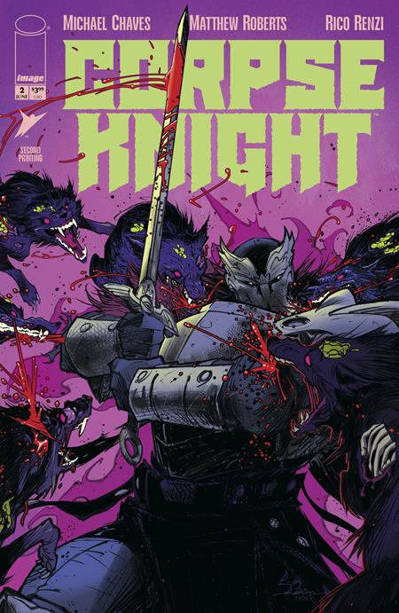 CORPSE KNIGHT #2 SECOND PRINTING CVR A (OF 6)
