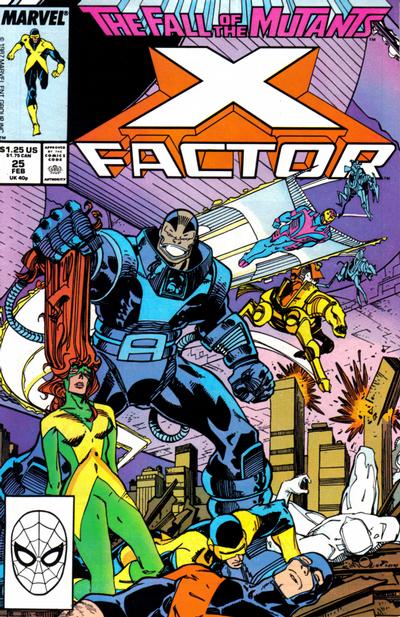 X-Factor 1986 #25 Direct ed. - No Condition Defined - $3.00