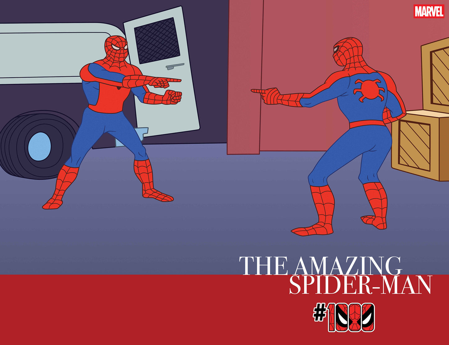 AMAZING SPIDER-MAN #1000 CVR M - MARVEL ANIMATION SPIDER-MAN 1967 WRAPAROUND