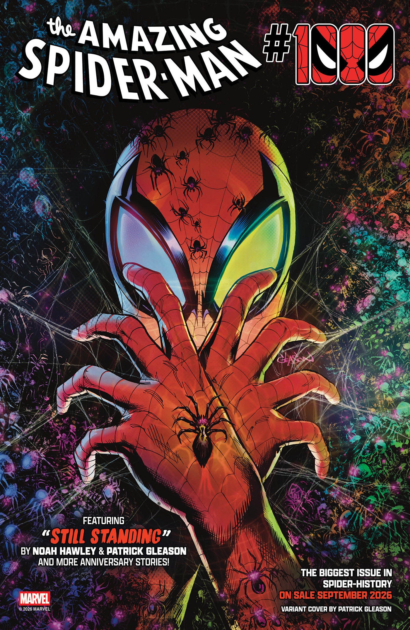 AMAZING SPIDER-MAN #1000 PATRICK GLEASON WEB-HEAD CVR O