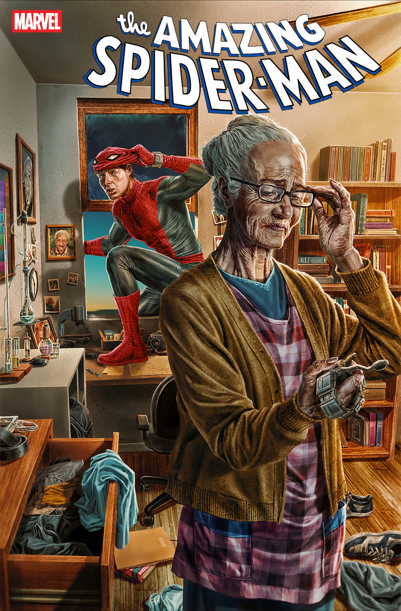 AMAZING SPIDER-MAN #35 LEE BERMEJO AMAZING VISIONS CVR B