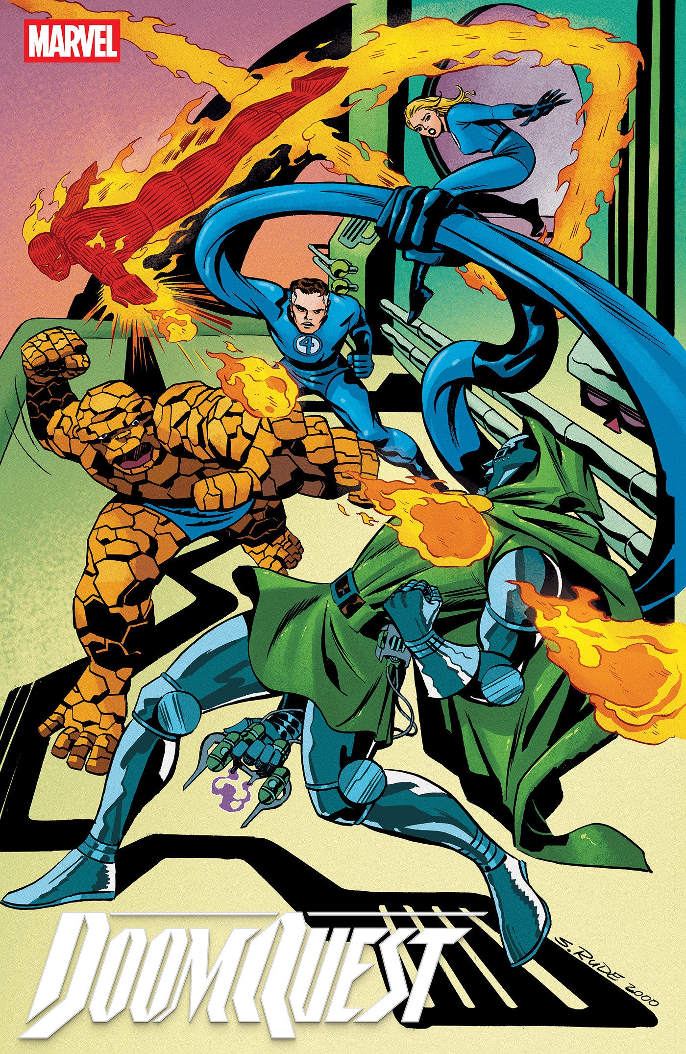 DOOMQUEST #4 STEVE RUDE CVR F