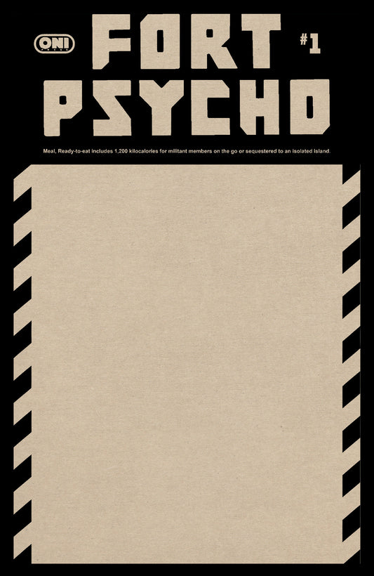 FORT PSYCHO #1 CVR E BLANK SKETCH