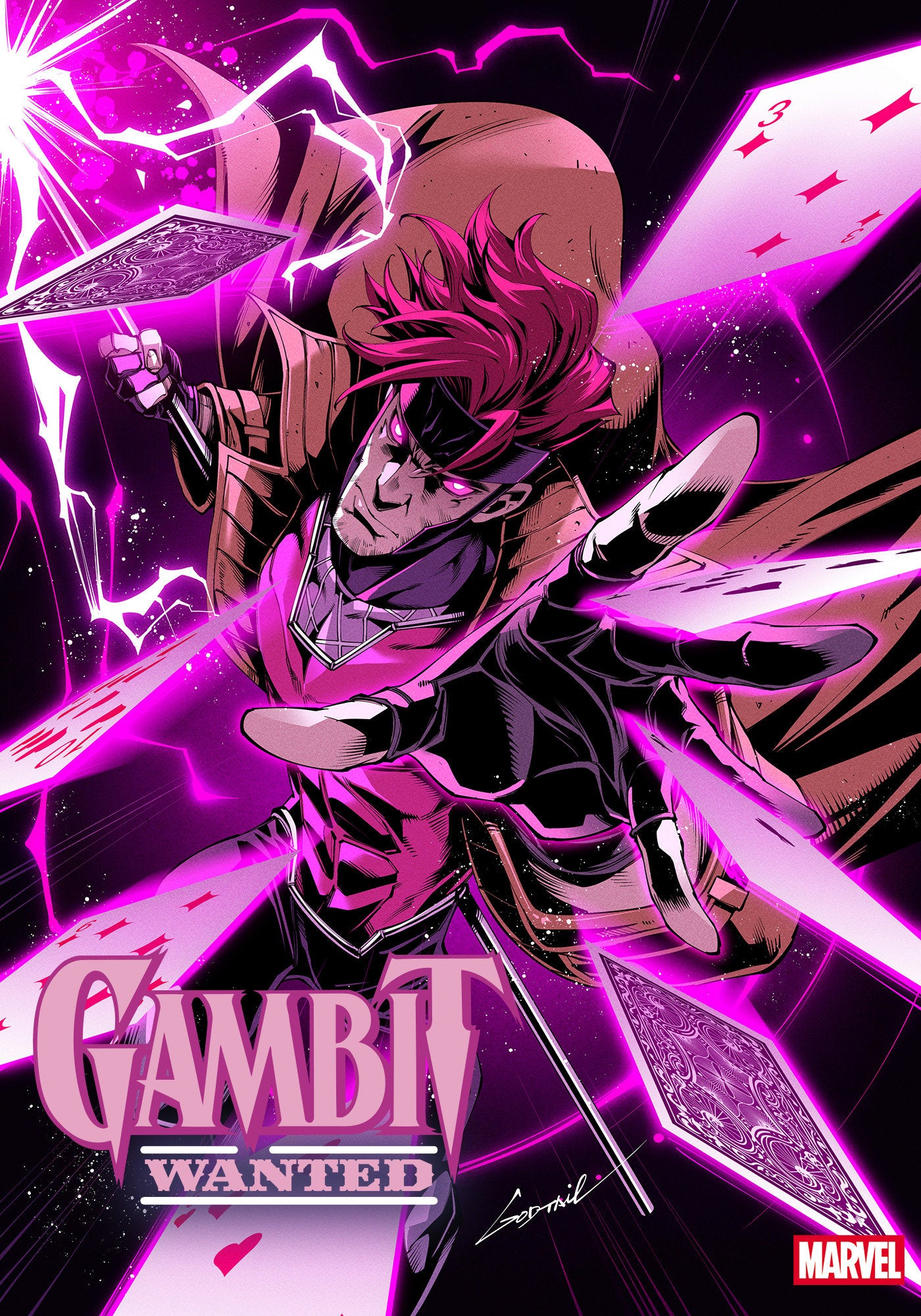 GAMBIT WANTED #2 GODTAIL GAMBIT CVR B