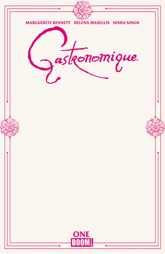 GASTRONOMIQUE #1 BLANK SKETCH CVR D
