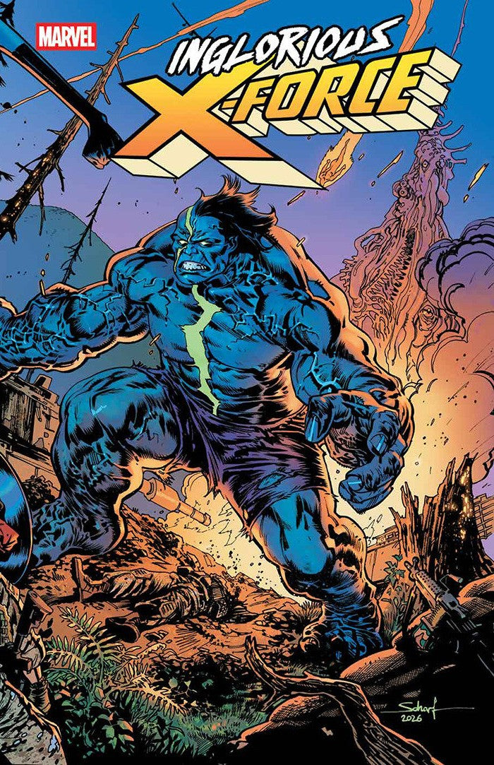 INFERNAL HULK #10 JONAS SCHARF WRAPAROUND BATTLE CVR E
