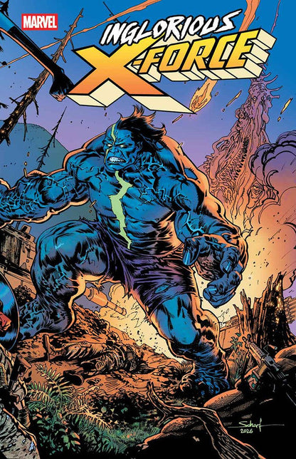 INFERNAL HULK #10 JONAS SCHARF WRAPAROUND BATTLE CVR E