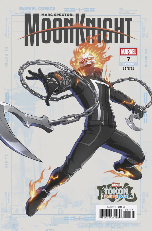 MARC SPECTOR MOON KNIGHT #7 MARVEL TOKON FIGHTING SOULS CVR D
