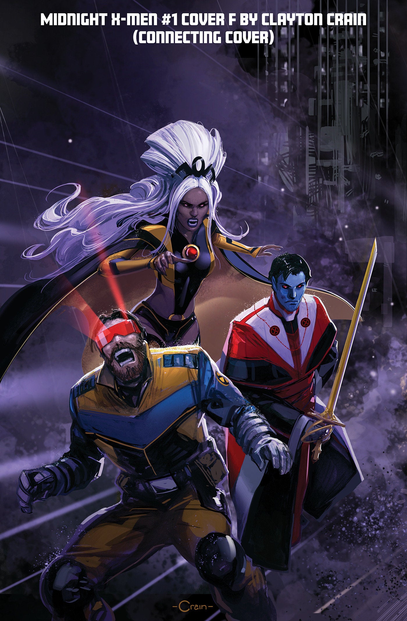 MIDNIGHT X-MEN #1 CLAYTON CRAIN 3-PART CONNECTING CVR E