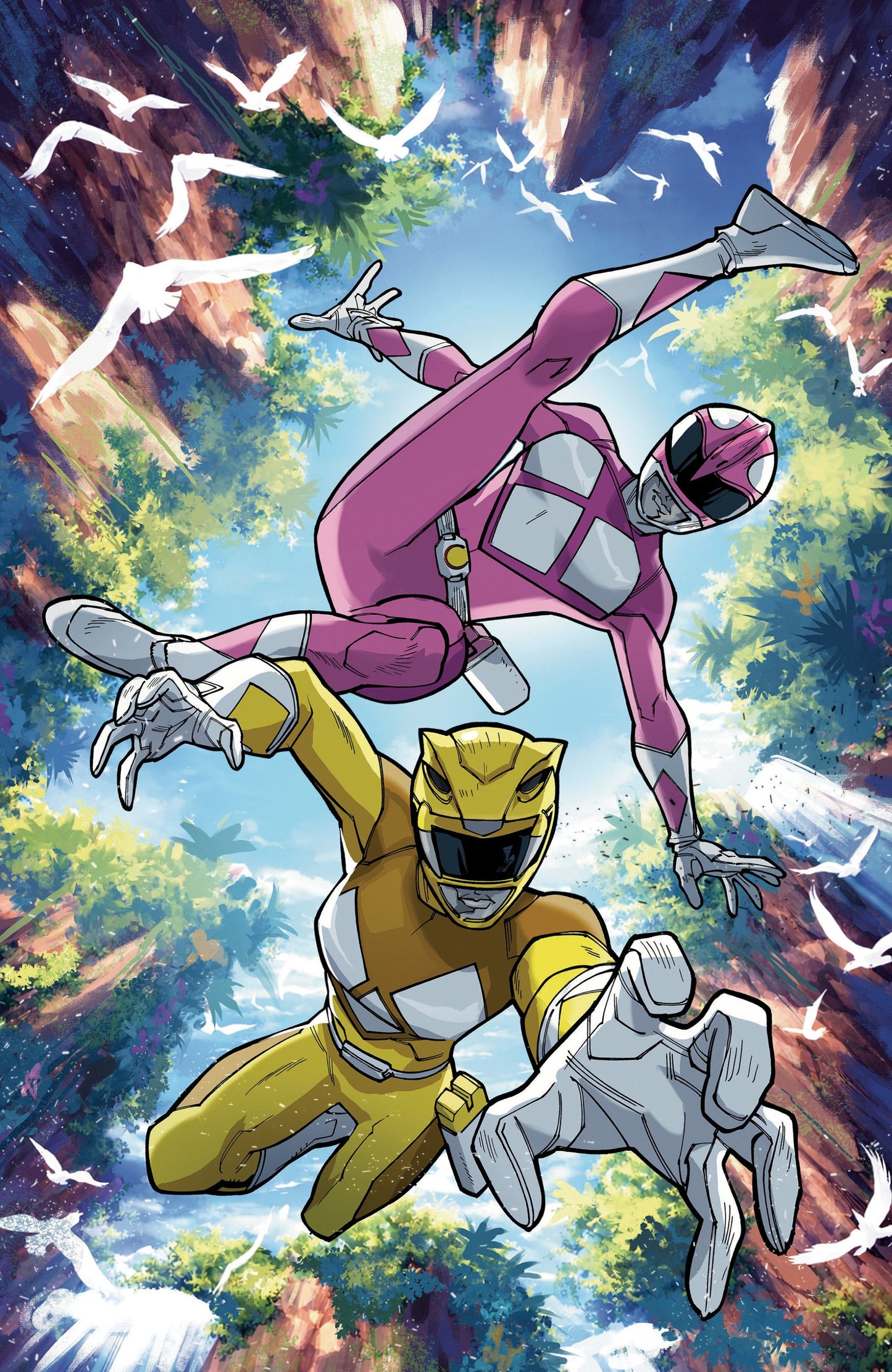 MIGHTY MORPHIN POWER RANGERS 2026 #3 FOIL FULL ART FOIL BALM CVR E