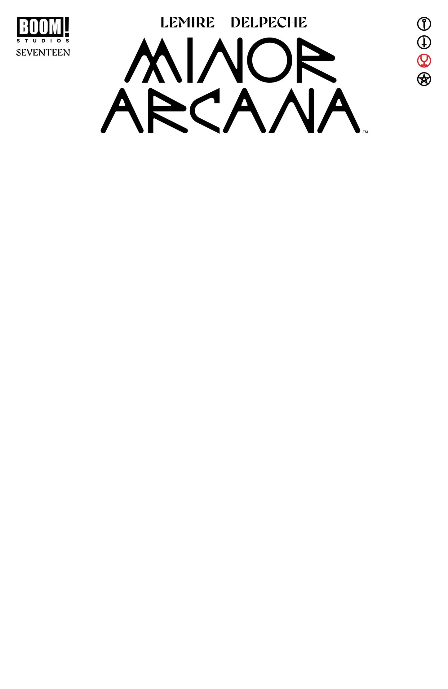 MINOR ARCANA #17 BLANK SKETCH CVR C