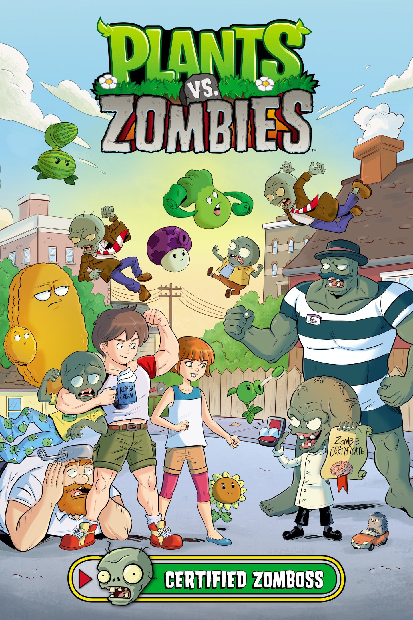 PLANTS VS ZOMBIES VOLUME 26 CERTIFIED ZOMBOSS HC