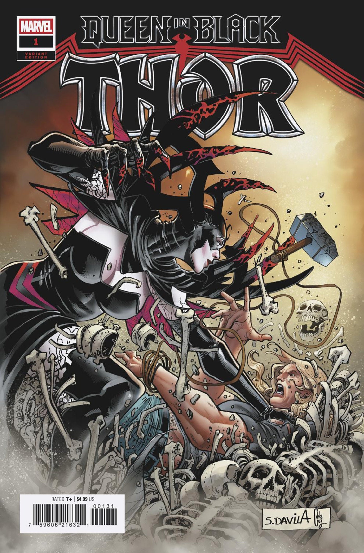 QUEEN IN BLACK THOR #1 SERGIO DAVILA CVR C - QUEEN IN BLACK