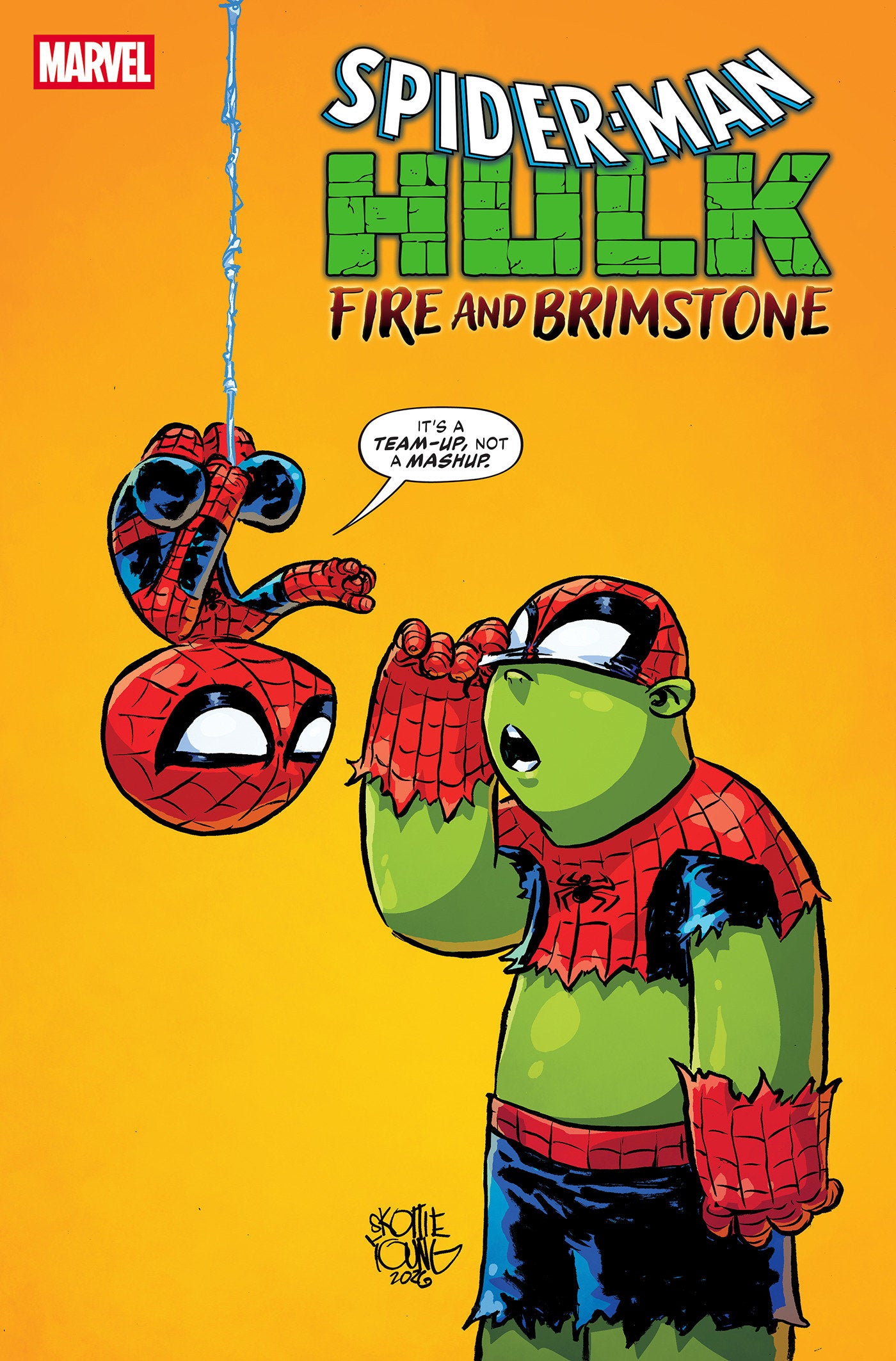 SPIDER-MAN HULK FIRE AND BRIMSTONE #1 SKOTTIE YOUNG CVR C