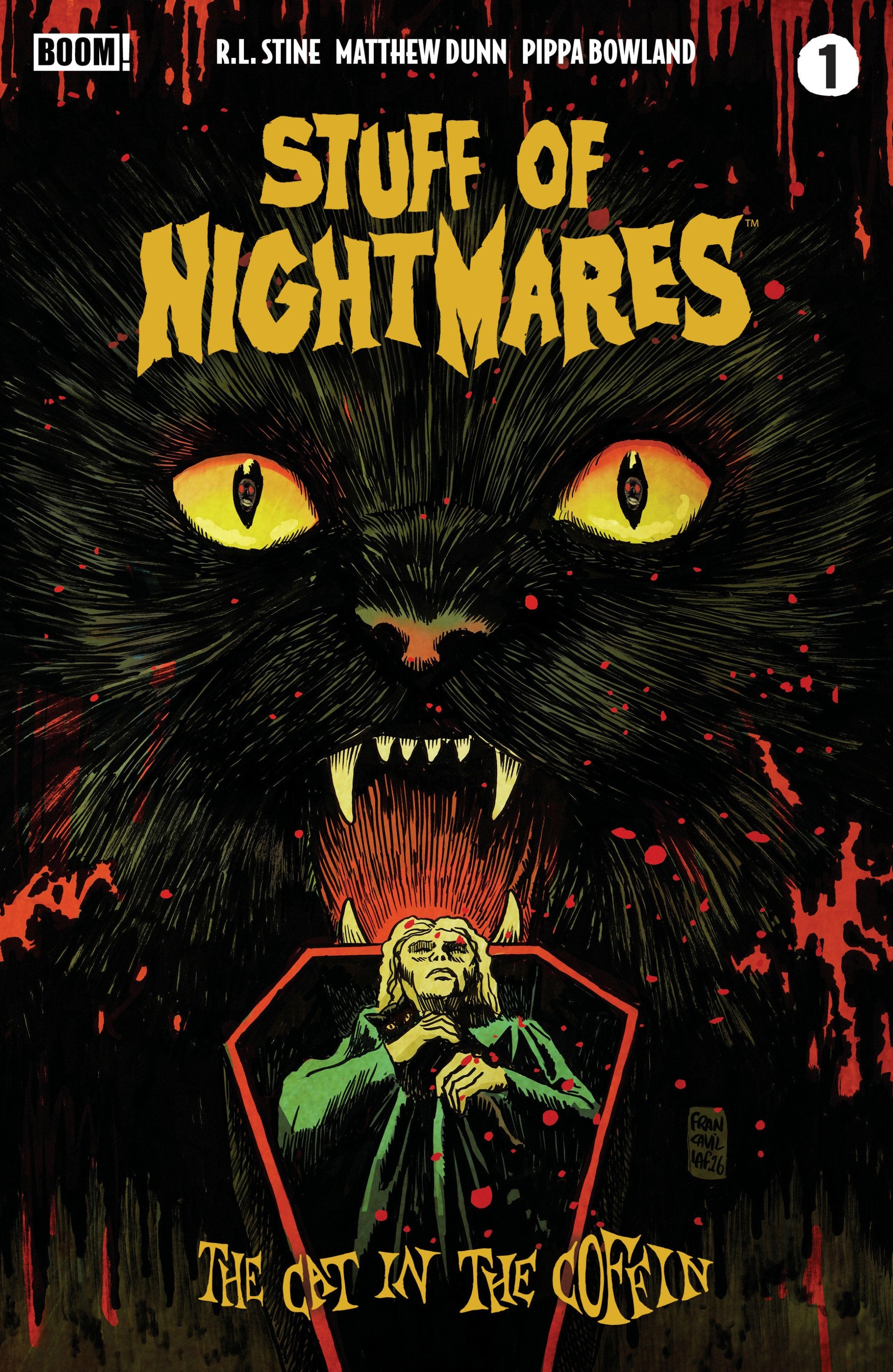 STUFF OF NIGHTMARES THE CAT IN THE COFFIN #1 FRANCAVILLA CVR A