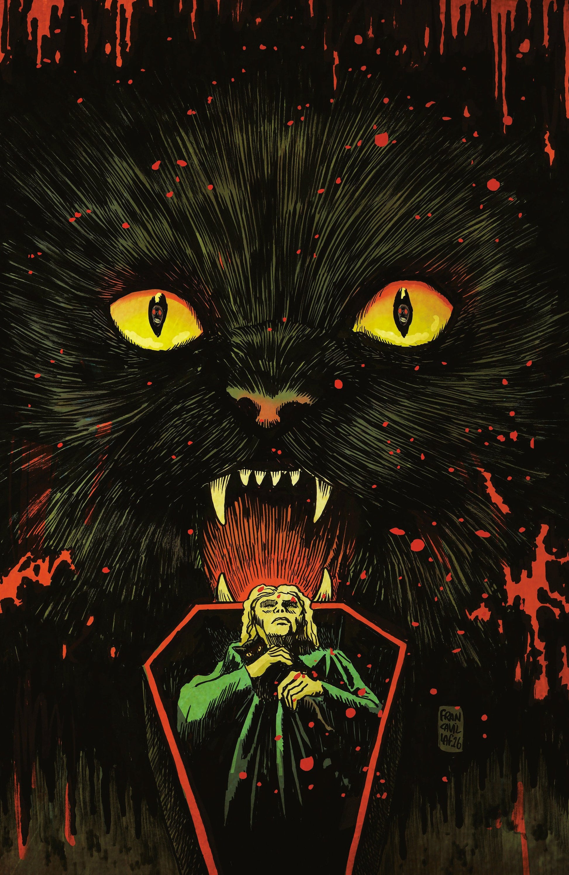STUFF OF NIGHTMARES THE CAT IN THE COFFIN #1 FRANCAVILLA CVR A