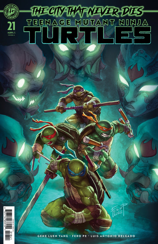 TEENAGE MUTANT NINJA TURTLES #21 PE CVR A