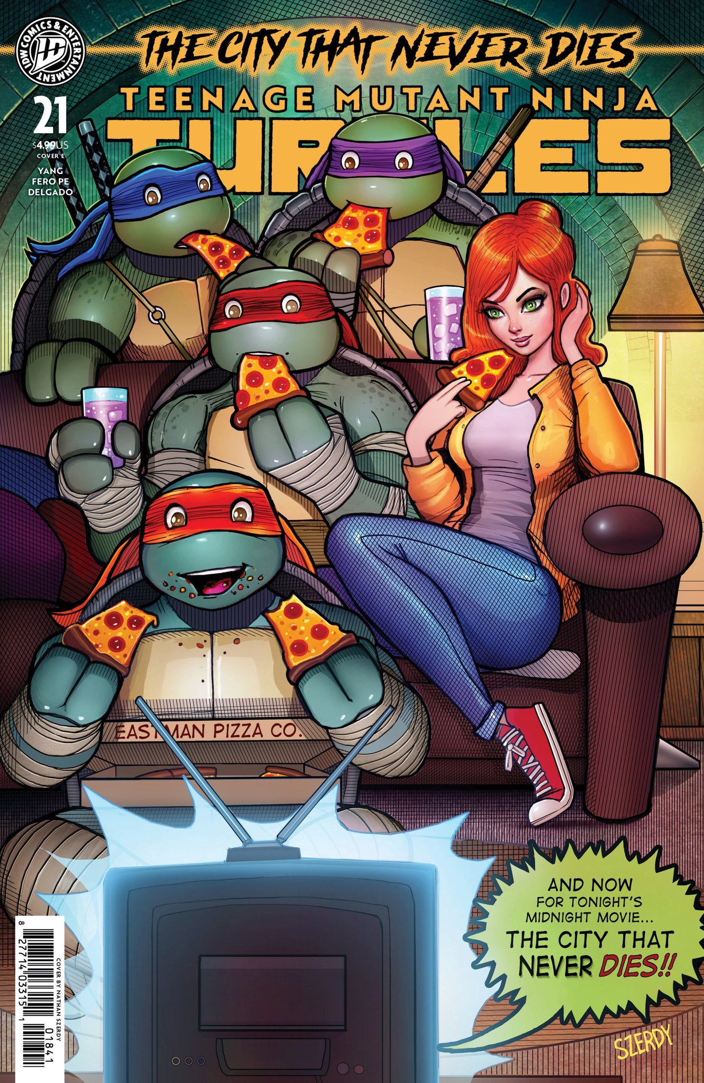 TEENAGE MUTANT NINJA TURTLES #21 SZERDY CVR G
