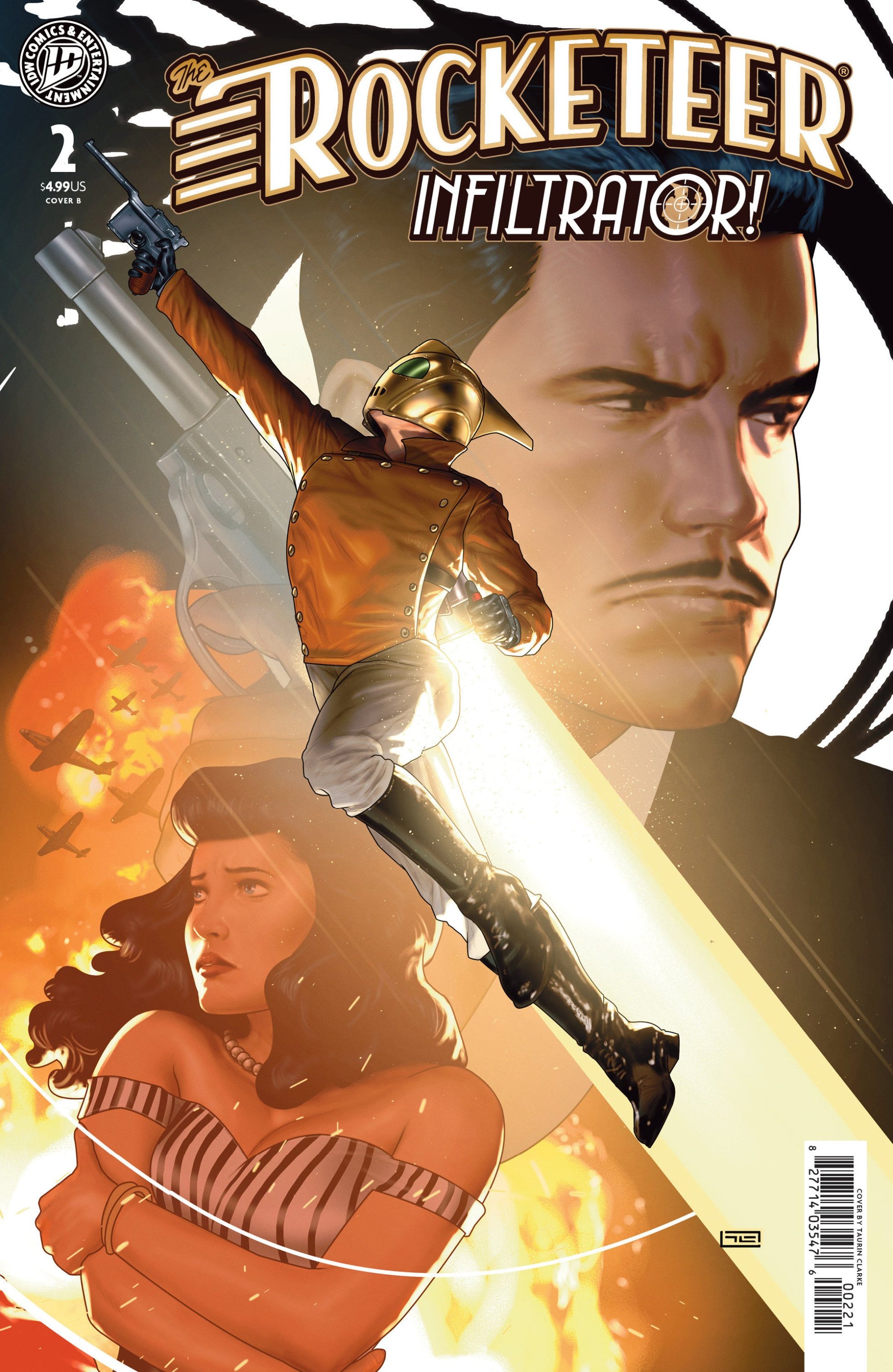 THE ROCKETEER INFILTRATOR #2 CLARKE CVR B
