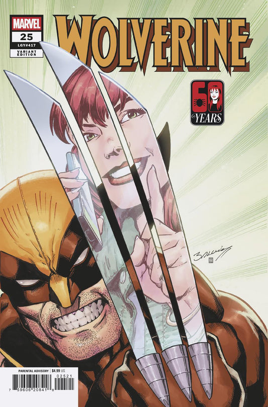WOLVERINE #25 MARK BAGLEY MARY JANE WATSON CVR B
