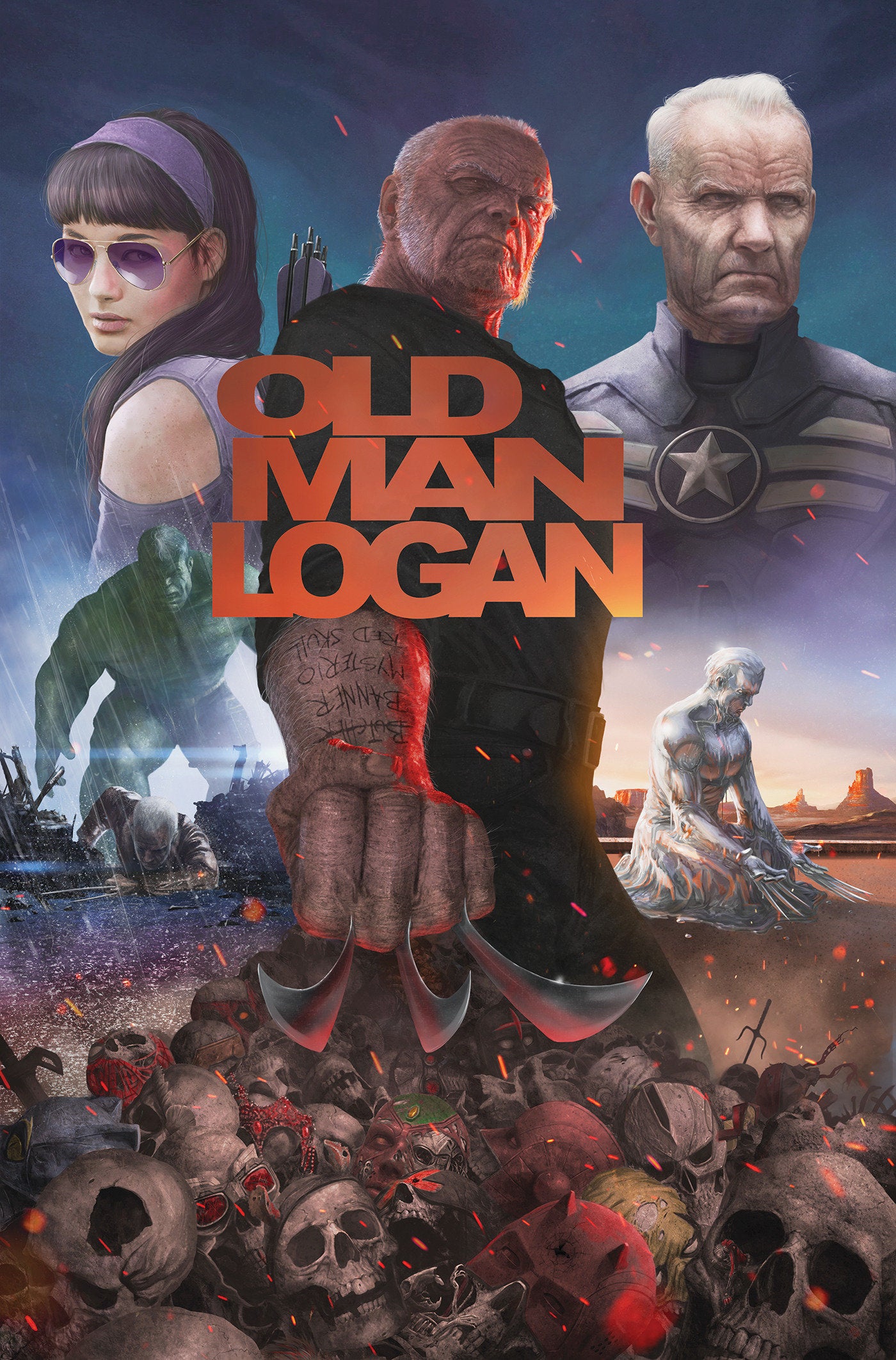 WOLVERINE OLD MAN LOGAN OMNIBUS VOL 1 RAHZZAH COVER DM ONLY HC