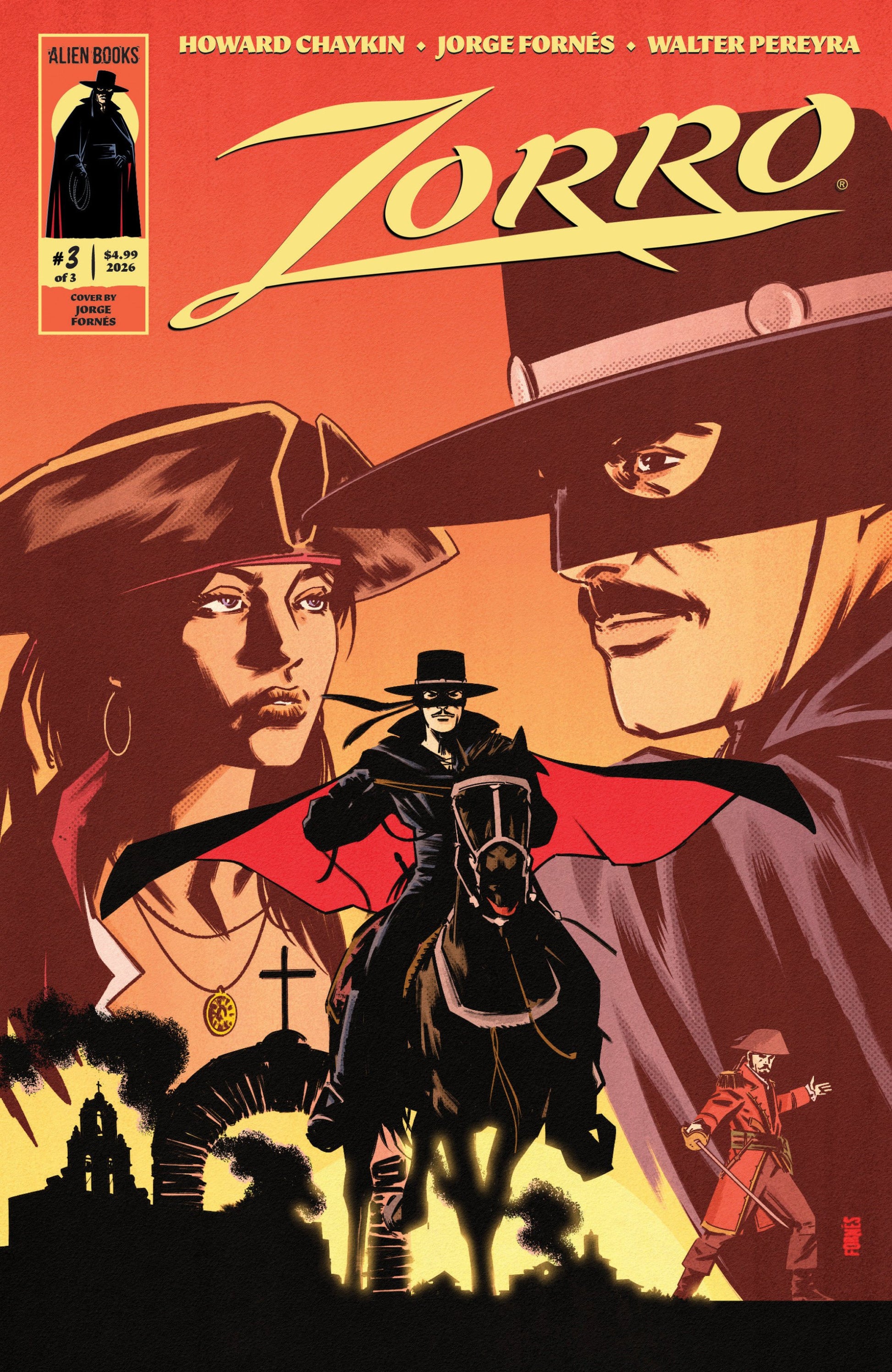 ZORRO #3 FORNS CVR A