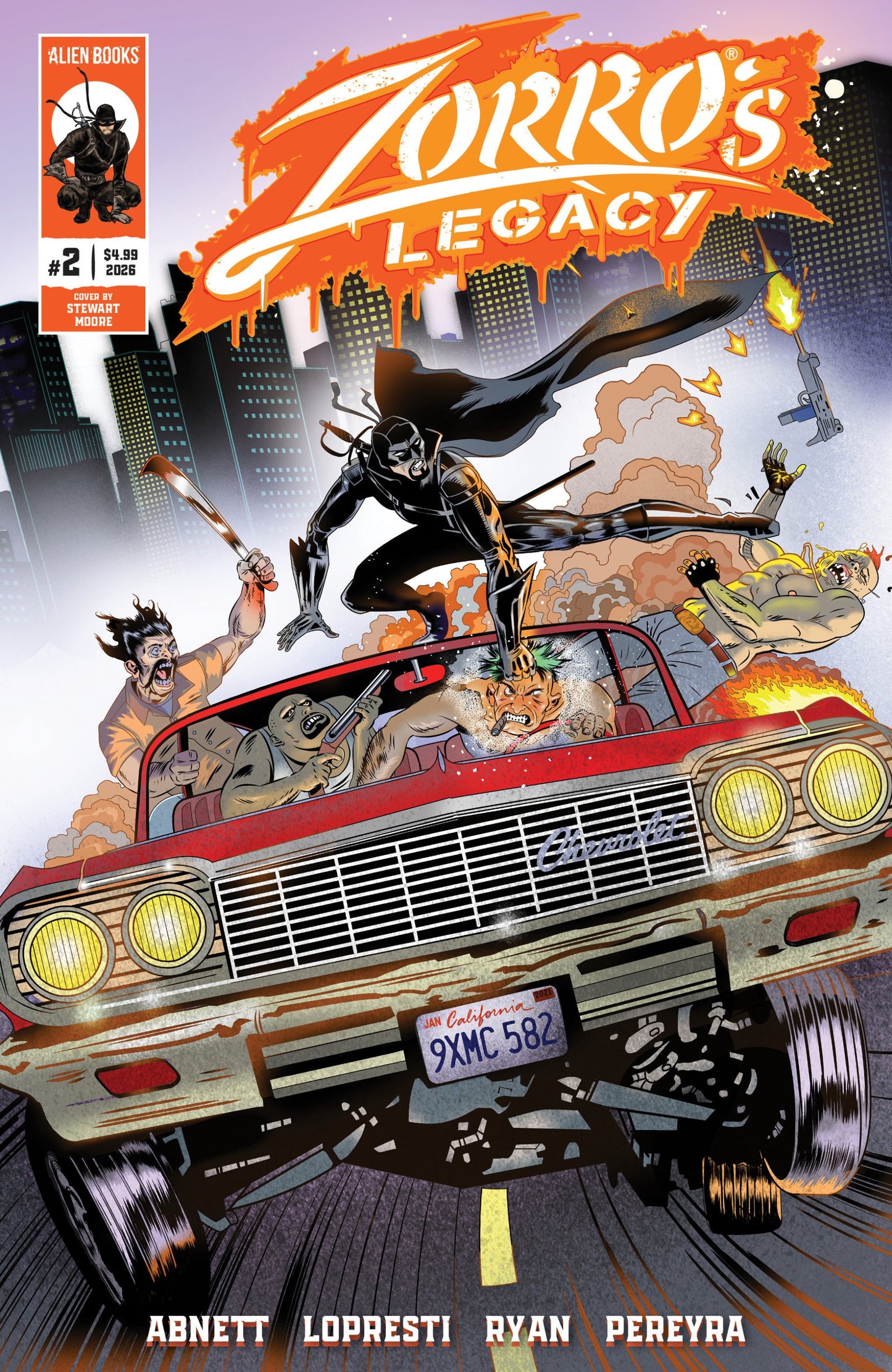 ZORROS LEGACY #2 MOORE CVR B